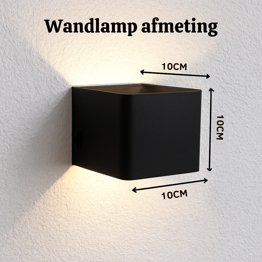 Binnen & Buiten wandlamp afmetingen