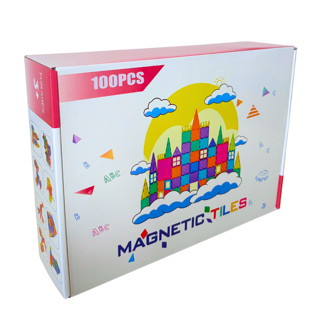 100-delige Set Magnetische Tegels | Creatief & Educatief Speelgoed
