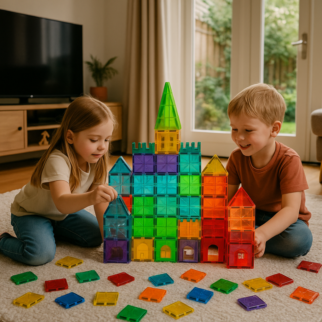 100-delige Set Magnetische Tegels | Creatief & Educatief Speelgoed