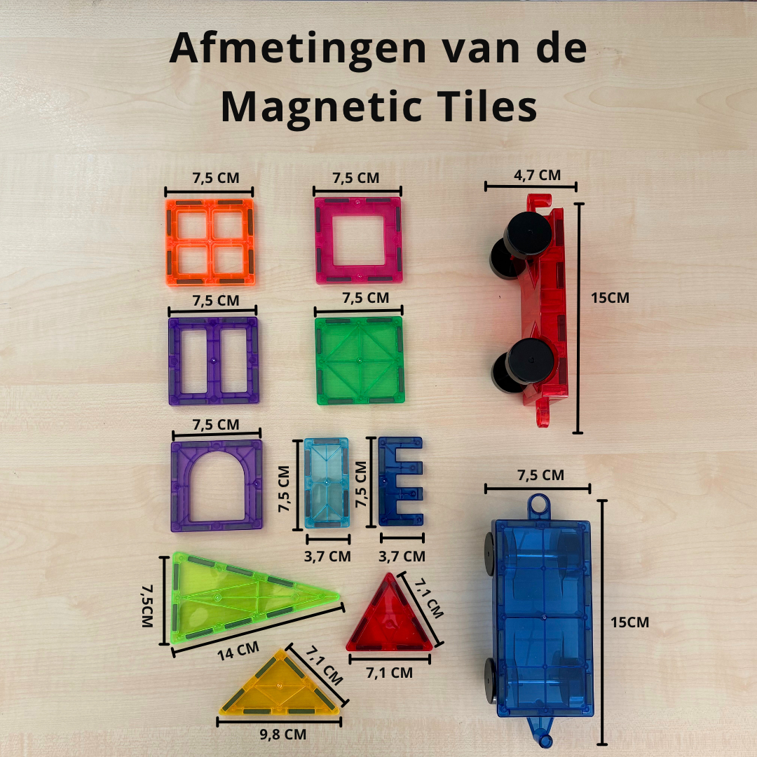 100-delige Set Magnetische Tegels | Creatief & Educatief Speelgoed
