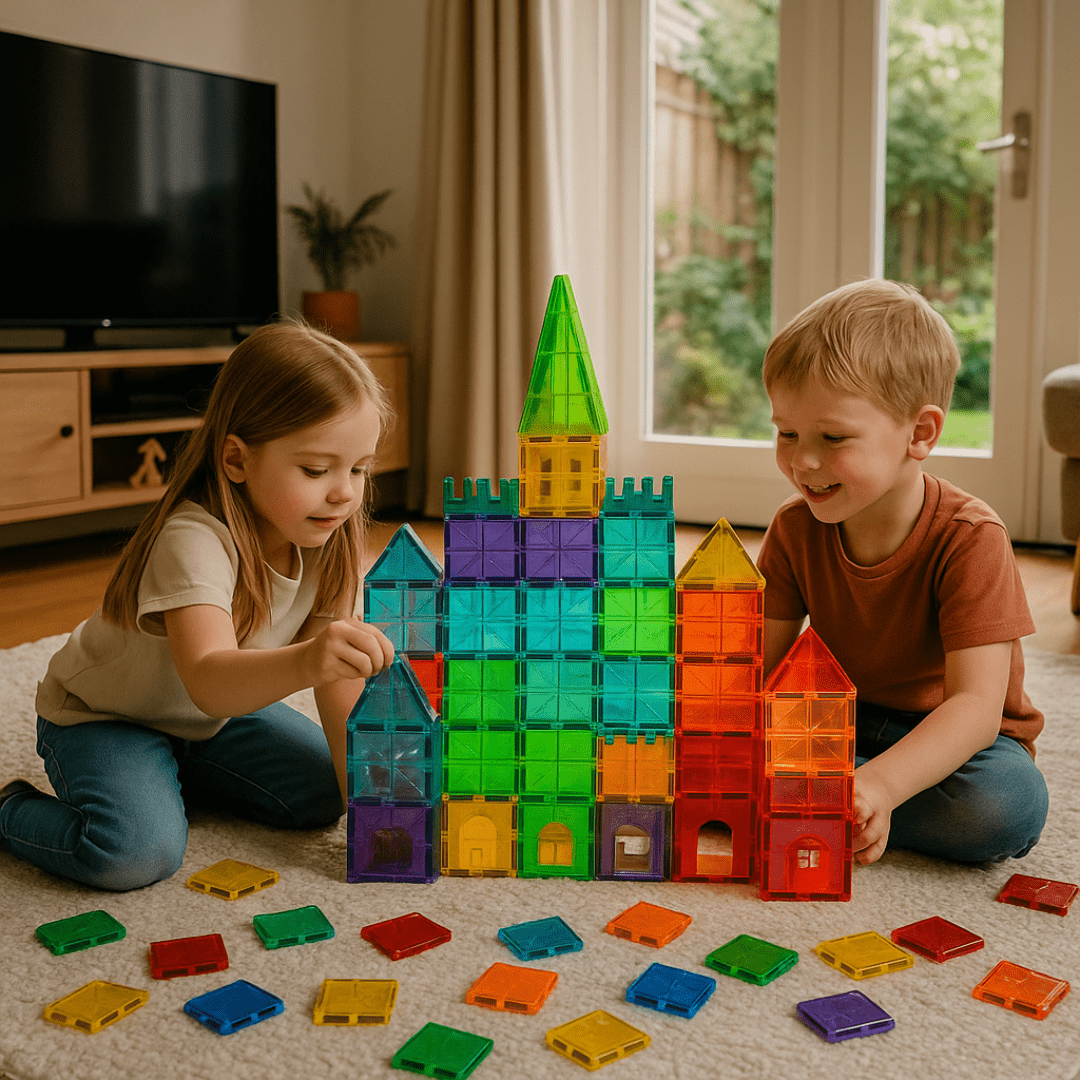 100 - delige Set Magnetische Tegels | Creatief & Educatief Speelgoed - van Gigandia | Gigandia