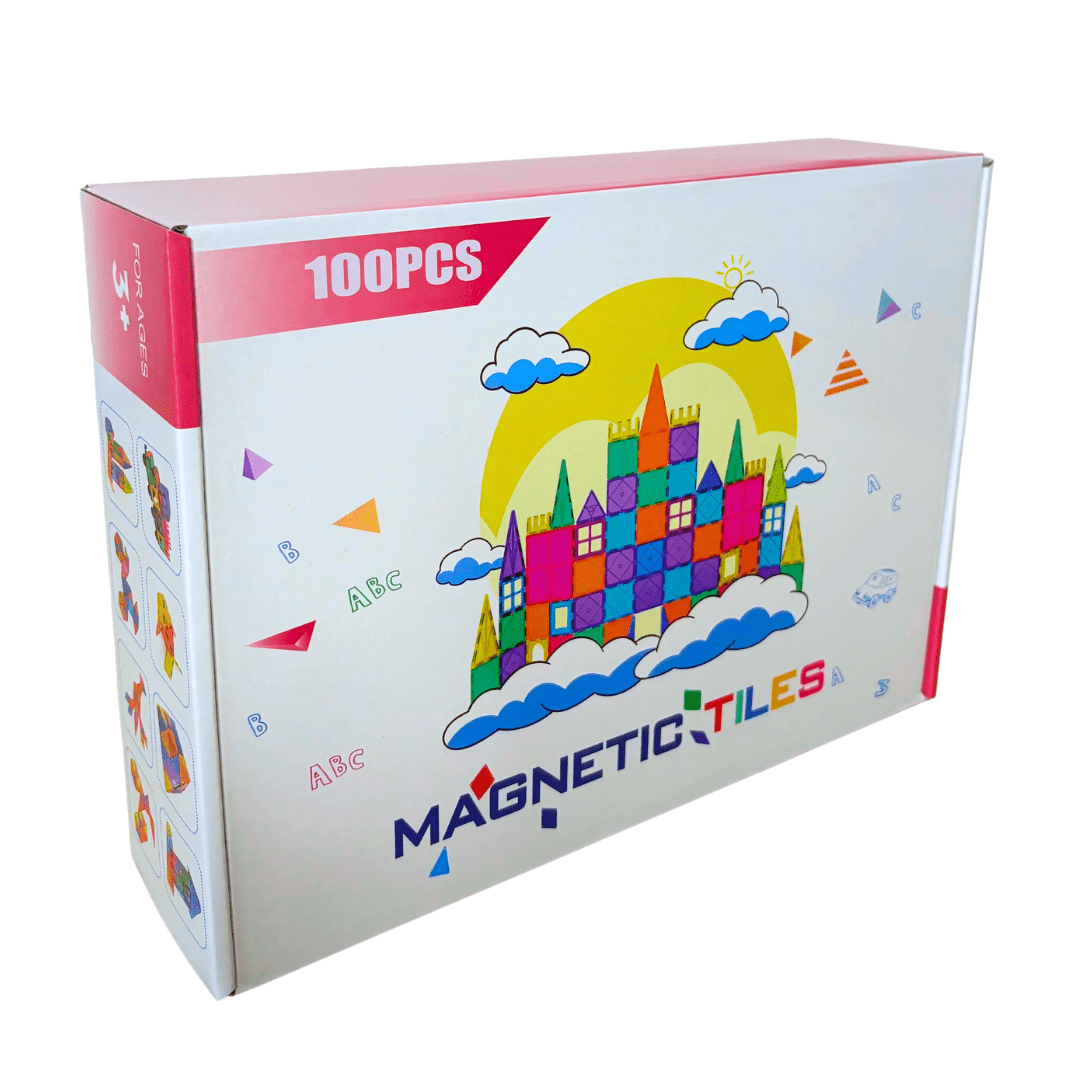 100 - delige Set Magnetische Tegels | Creatief & Educatief Speelgoed - van Gigandia | Gigandia