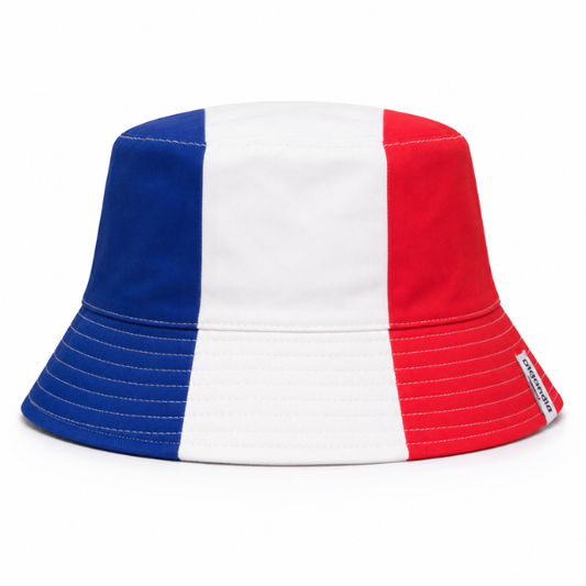 Franse bucket hat – Frankrijk supporter hoed blauw wit rood – dubbelzijdig draagbaar