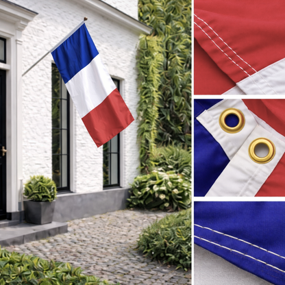 Franse Vlag 100x150 cm – Franse Vlag Blauw Wit Rood – Supportersvlag voor WK, EK, Voetbal & Evenementen