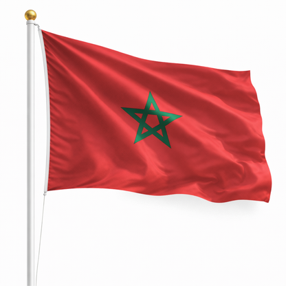 Marokkaanse Vlag 100x150 cm  – Supportersvlag voor WK, EK & Evenementen