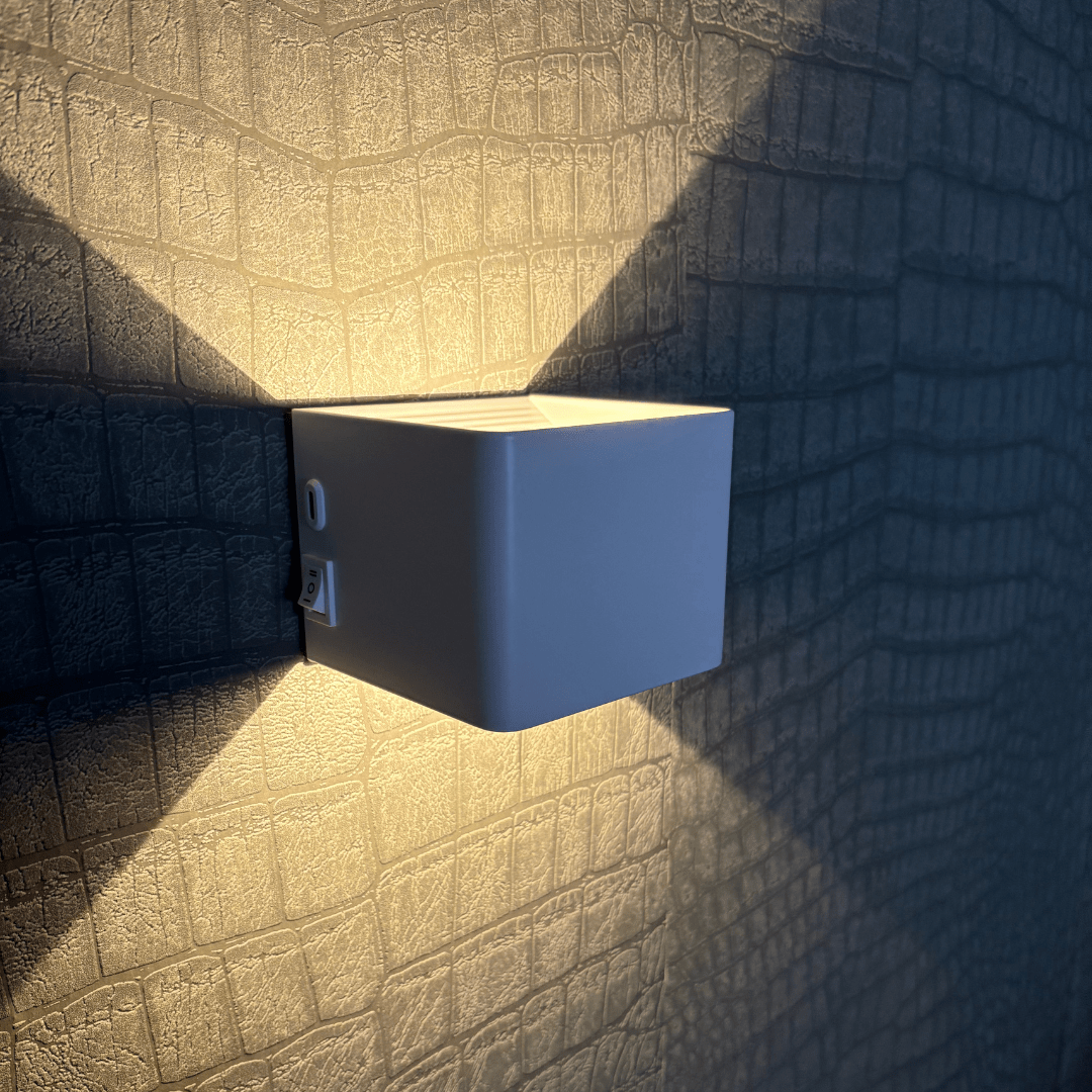 Draadloze binnen wandlamp met bewegingssensor – zonder boren - Zwart - van Gigandia | Gigandia