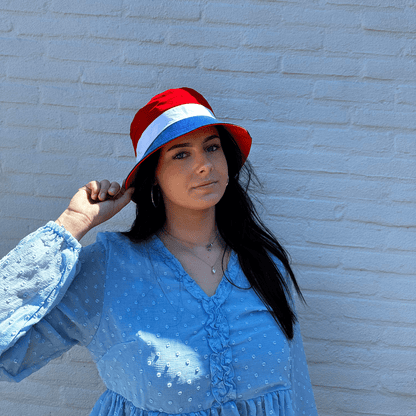 Twee zijdige Nederlandse Bucket Hat - van Gigandia | Gigandia